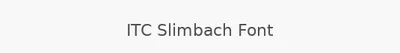 ITC Slimbach Font