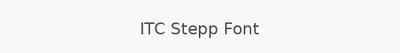 ITC Stepp Font