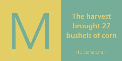 ITC Stone Sans II Font