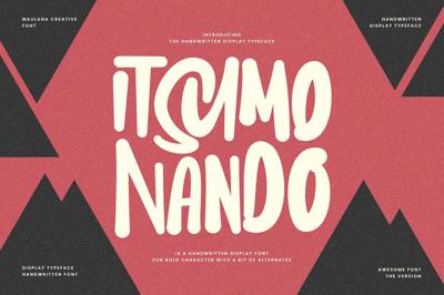 Itsumo Nando Display Font Free Download