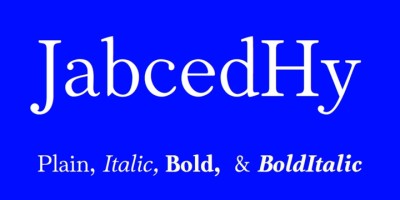 JabcedHy Font