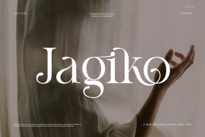 Jagiko Elegant Ligature Serif Font