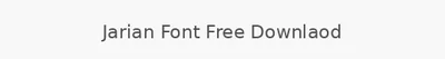 Jarian Font Free Downlaod