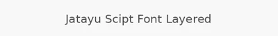 Jatayu Scipt Font Layered