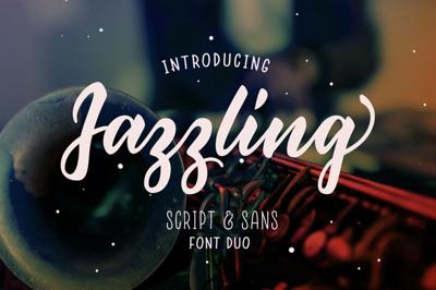 Jazzling Script & Sans - Font Duo Free Download