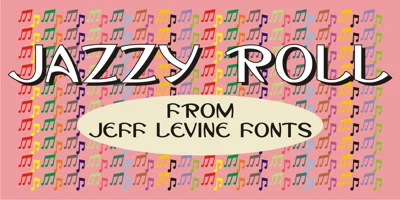 Jazzy Roll JNL Font