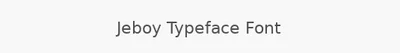 Jeboy Typeface Font