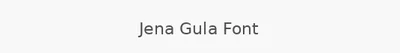 Jena Gula Font