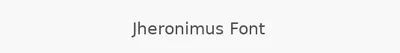Jheronimus Font