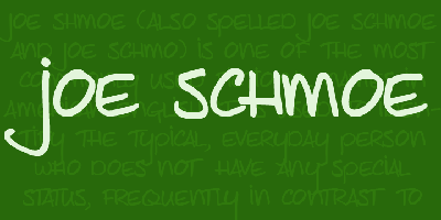 Joe Schmoe Free Download