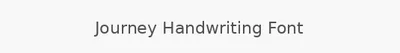 Journey Handwriting Font
