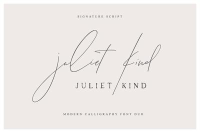 Juliet Kind Font DUO Free Download