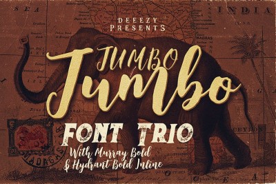 Jumbo Font Trio