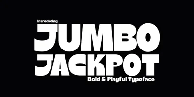 Jumbo Jackpot Font