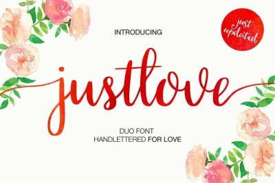 Just Love Script Font Free Download