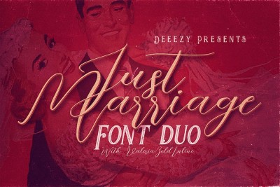 Just Marriage Font Duo