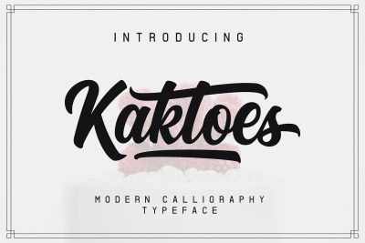 Kaktoes Script Font