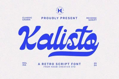 Kalisto - Retro Script Font