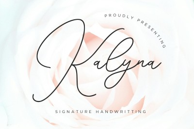 Kalyna Signature Wedding Font