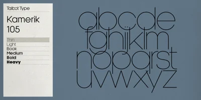 Kamerik 105 Font