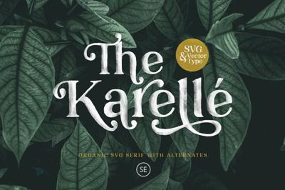 Karelle SVG - An Organic Serif Free Download