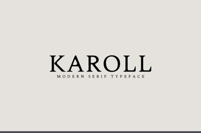 Karoll Modern Serif Font Family Free Download