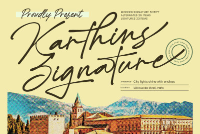 Karthins  - Modern Signature Script Font