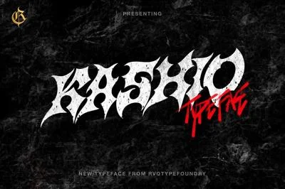 Kashio Typeface (3 style)