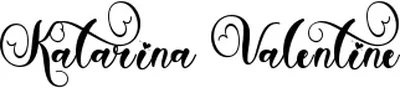 Katarina Valentine Font