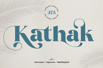 Kathak - Modern Classy Serif Font Free Download