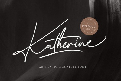 Katherine Script (+Premade Logo)