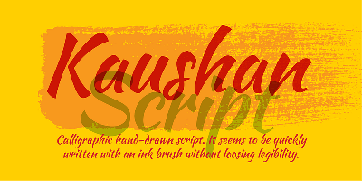 Kaushan Script Font Free Download