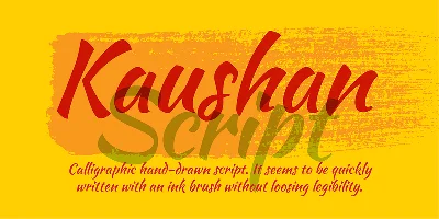 Kaushan Script Font