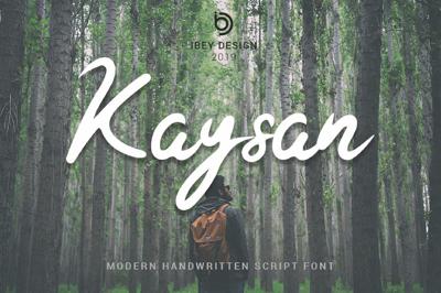 Kaysan - Modern Handwritten Free Download