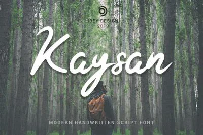 Kaysan - Modern Handwritten Font