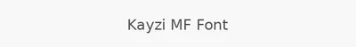Kayzi MF Font