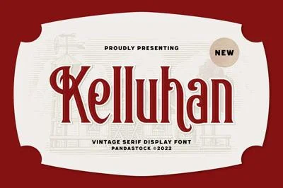Kelluhan Vintage Typeface