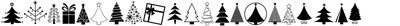Kg Christmas Trees Font