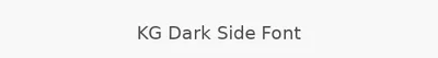 KG Dark Side Font