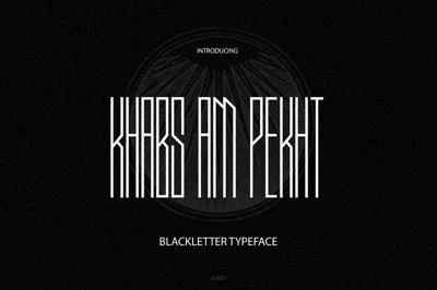 KHABS AM PEKHT Font