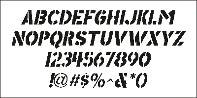 Kiddie Stencil JNL Font