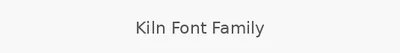 Kiln Font Family