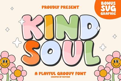 Kind Soul - Playful Groovy Font Free Download