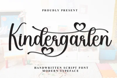 Kindergarten | Script Font