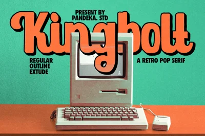Kingbolt - Vintage Retro + Extrude Font
