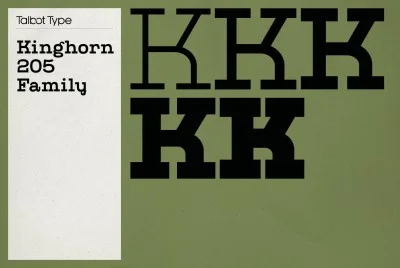Kinghorn 205 Font