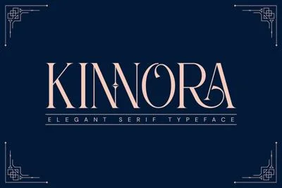 Kinnora Elegant Serif Font