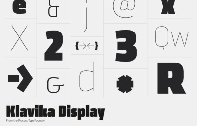 Klavika Display Font