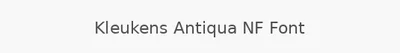Kleukens Antiqua NF Font