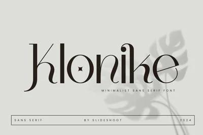 Klonike Sans Serif Font